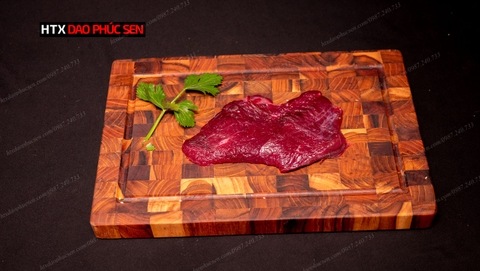 thớt gỗ teak cao cấp, thớt gỗ teak xuất khẩu, thớt teak, thớt teak htx dao phúc sen