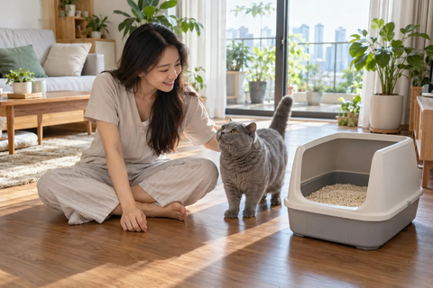 Bao lâu nên thay cát mèo? Cách nhận biết khi nào cần thay toàn bộ