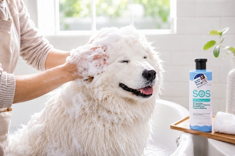 Chó mèo lông trắng dễ xỉn màu: Ngoài sữa tắm, còn cần chú ý gì khi tắm và sấy?