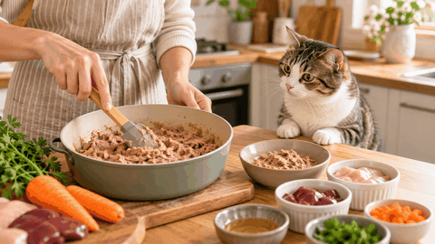 Hướng dẫn tự làm pate cho mèo tăng cân và một số lựa chọn đáng cân nhắc