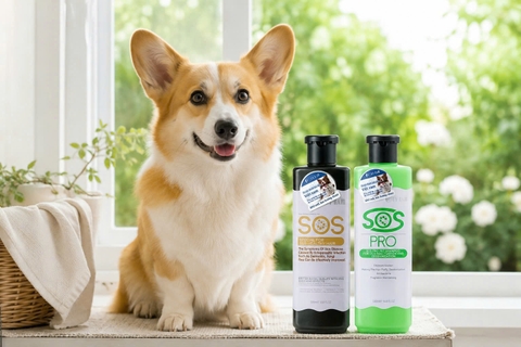 SOS Đen hay SOS PRO Xanh Lá: Chó mèo hôi, da dầu hoặc hay đi ngoài trời nên chọn dòng nào?
