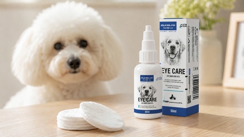 Vì sao lau mắt mãi mà Poodle vẫn ố vàng? Điều Alkin Eye Care thực sự hỗ trợ