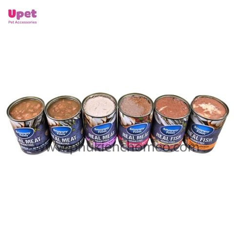 Pate Snappy Tom Lon 400g Real Fish & Real Meat - Pate Cho Mèo Snappy Tom 400g