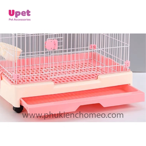 Lồng chó nhựa xịn cao cấp mái bằng 58_42_51 ( BP204 )