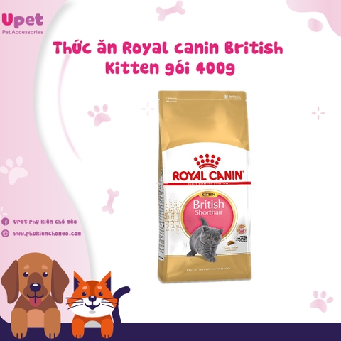 Thức ăn Royal canin British Kitten gói 400g