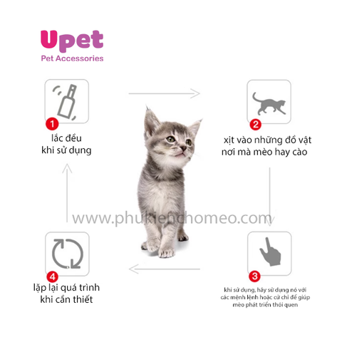 Xịt xua đuổi mèo Bioline Keep Off Spay For Cat 175ml