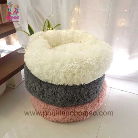 Đệm tròn bông xù cao 20cm 2019