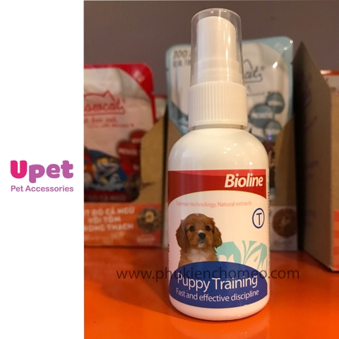 Dung dịch xịt hướng dẫn chó đi vệ sinh đúng chỗ  Bioline 50ml