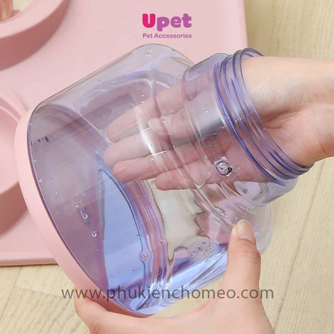 Bát ăn 2 ngăn kèm bình lọc nước