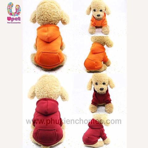 Áo nỉ có mũ 1 màu 2019