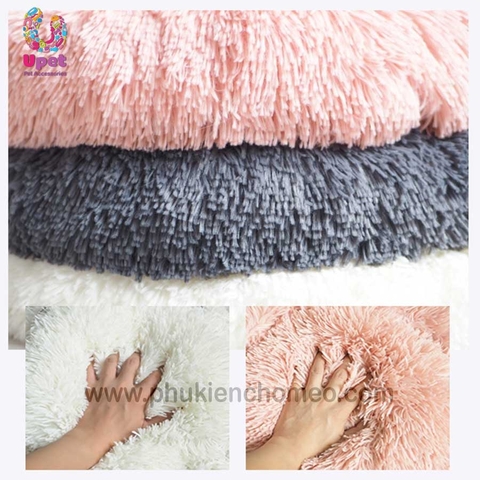 Đệm tròn bông xù cao 20cm 2019