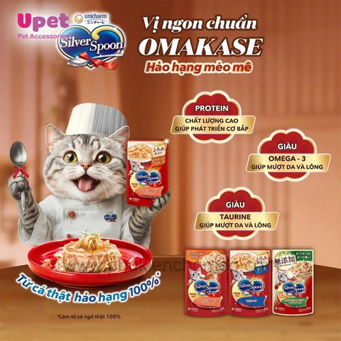 Pate mèo Silver spoon 60g/ gói