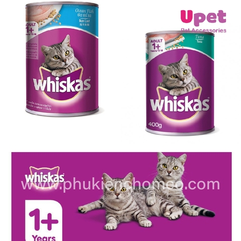 Pate Cho Mèo Whiskas Lon 400g