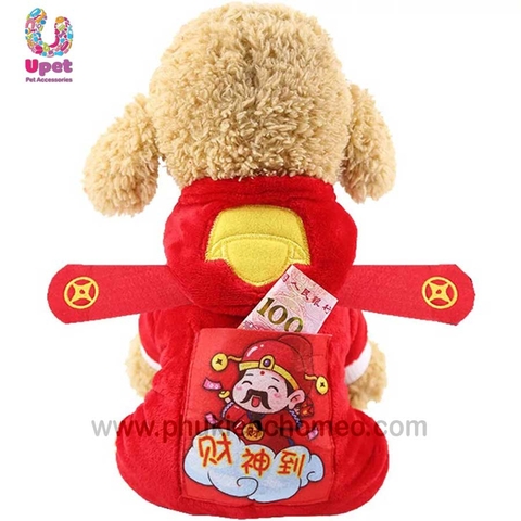 Áo Tết Thần Tài Có Mũ 2019