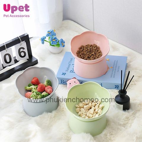 Bát đơn cổ cao hình hoa chống gù 116