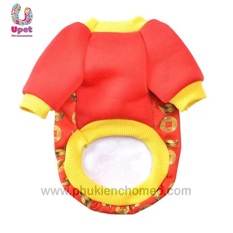 Áo Tết Mèo Thần Tài Ko Mũ 2019