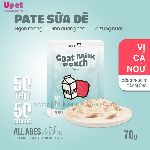 Pate sữa dê PetQ 70g