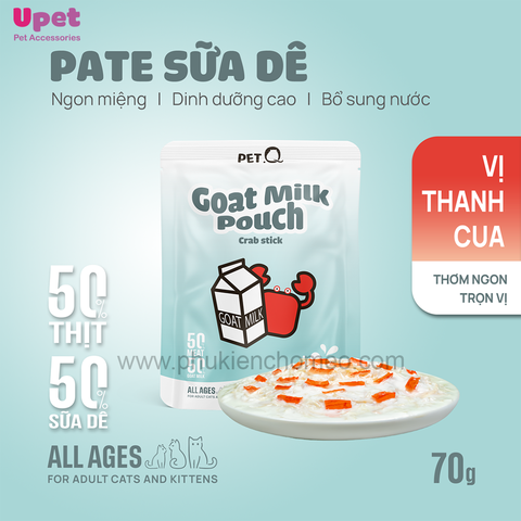 Pate sữa dê PetQ 70g