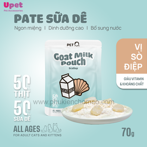Pate sữa dê PetQ 70g