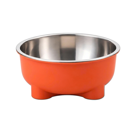 Bát nhựa đơn chân bầu trời + INOX (1001-1) 15*15*6cm 8936204292687