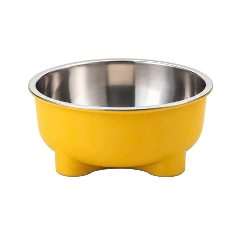 Bát nhựa đơn chân bầu trời + INOX (1001-1) 15*15*6cm 8936204292687