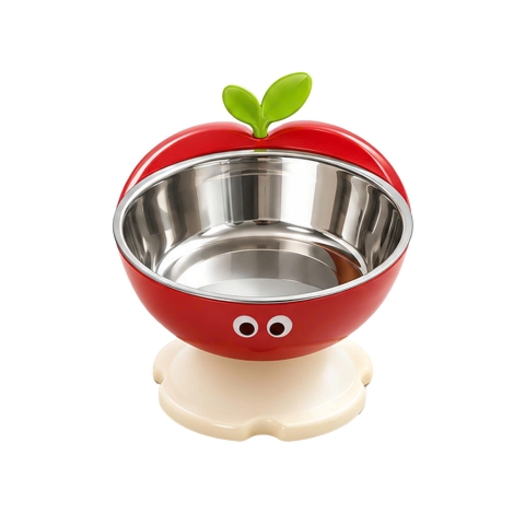 Bát nhựa cổ cao hình quả táo + INOX cw7027-B 15*12cm 8936204292656