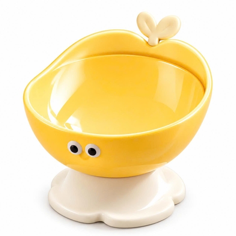 Bát nhựa cổ cao hình quả táo cw7027-A 15*12cm 8936204292649