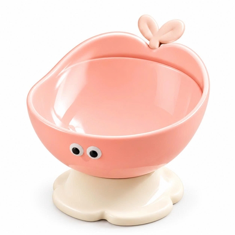 Bát nhựa cổ cao hình quả táo cw7027-A 15*12cm 8936204292649