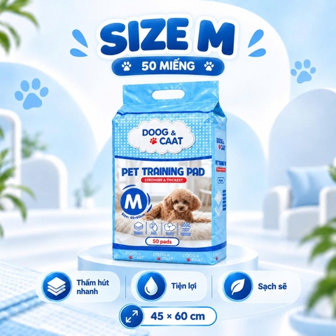 Tấm Lót Vệ Sinh Chó Mèo Doog & Caat Cải Tiến