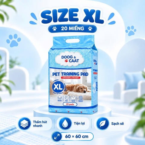 Tấm Lót Vệ Sinh Chó Mèo Doog & Caat Cải Tiến