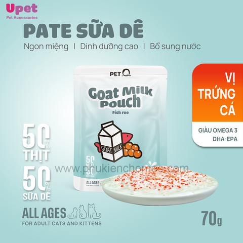 Pate sữa dê PetQ 70g