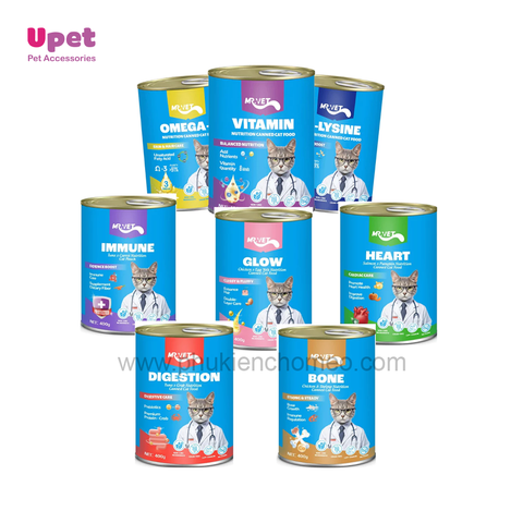 Pate lon Mr Vet cho mèo mọi lứa tuổi 400g