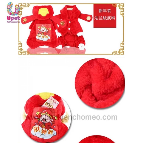 Áo Tết Thần Tài Có Mũ 2019