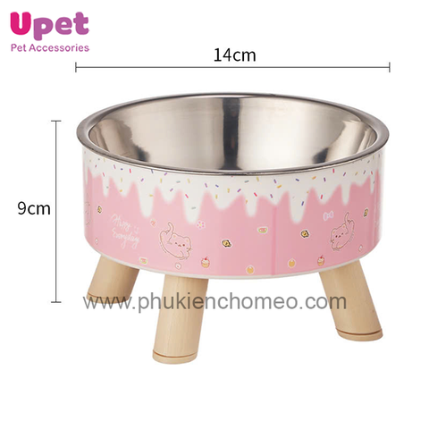 Bát chống gù 4 chân màu kem có inox (đóng hộp)cw385-1
