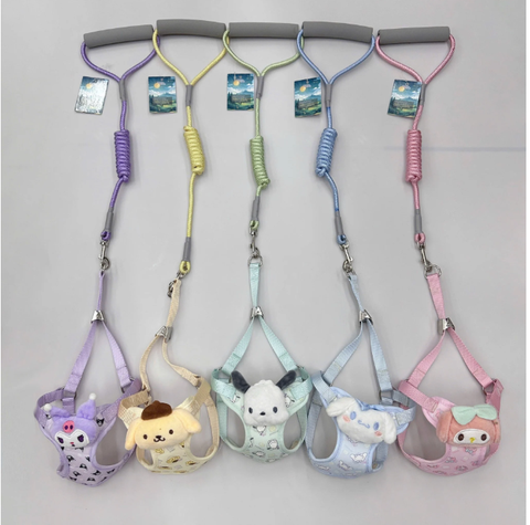 Doog & caat Dây dắt lưới Kuromi Phụ kiện dắt thú cưng