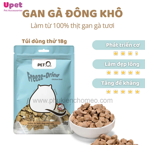 Thức ăn đông khô PetQ