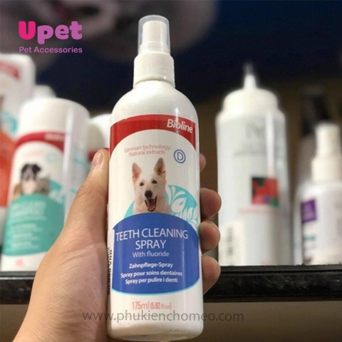 Xịt thơm miệng cho chó mèo Bioline