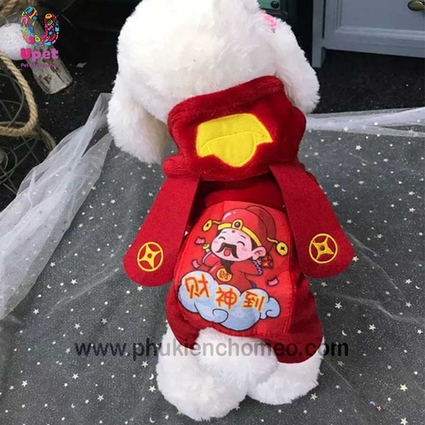 Áo Tết Thần Tài Có Mũ 2019