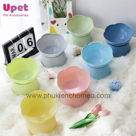 Bát đơn cổ cao hình hoa chống gù 116