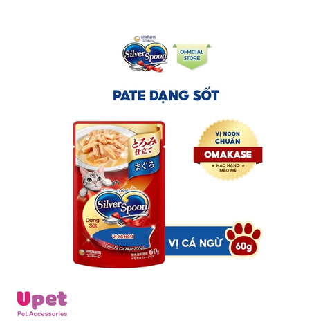 Pate mèo Silver spoon 60g/ gói