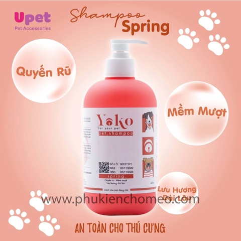 Sữa tắm yoko 450ml cho chó mèo