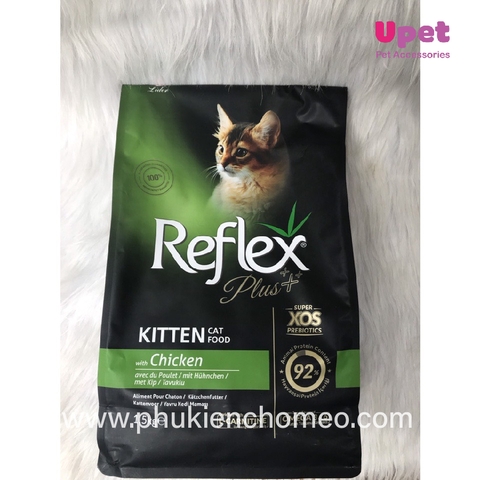 Reflex Plus Kitten Thức Ăn Hạt Cho Mèo Con Cao Cấp Túi 1.5kg