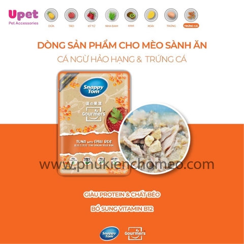 Pate Cho Mèo Snappy Tom Vị Trái Cây 70g