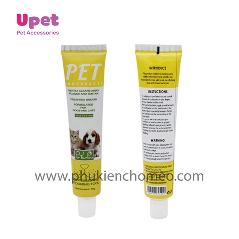 Kem Đánh Răng Chó Chó Mèo – Giải Pháp Chăm Sóc Răng Miệng Toàn Diện