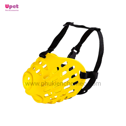 Rọ mõm nhựa dẻo thoáng khí cho chó size S–L