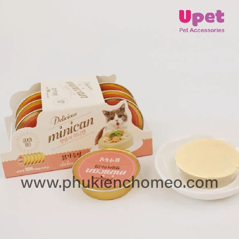 Pate Cho Mèo Minican Hàn Quốc dạng lon 30g dành bổ sung dinh dưỡng