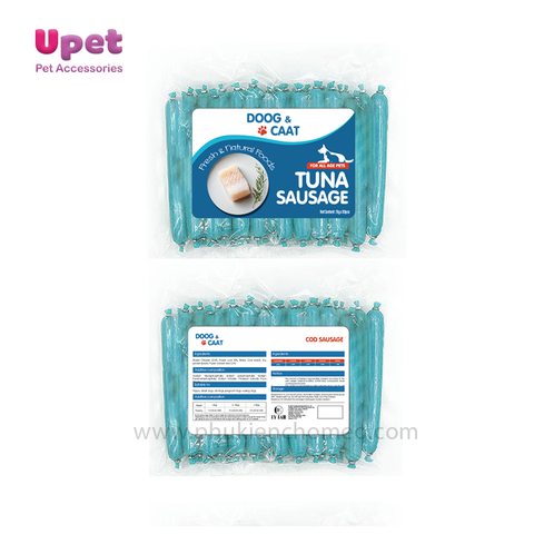 Doog &Caat xúc xích cho chó và mèo vị cá 15g*30pcs