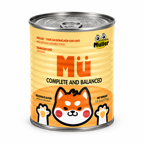 Muller - Thức ăn đóng hộp cho chó 375g