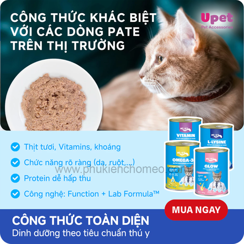 Pate lon Mr Vet cho mèo mọi lứa tuổi 400g