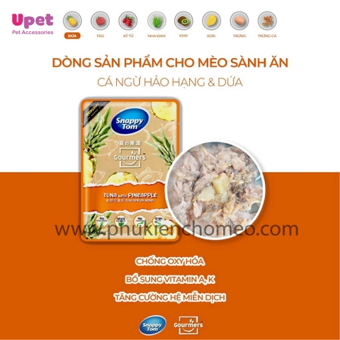 Pate Cho Mèo Snappy Tom Vị Trái Cây 70g